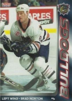 2000-01 Choice Hamilton Bulldogs (AHL) #6 Brad Norton Front