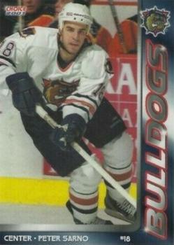 2000-01 Choice Hamilton Bulldogs (AHL) #12 Peter Sarno Front