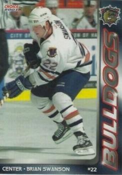 2000-01 Choice Hamilton Bulldogs (AHL) #15 Brian Swanson Front