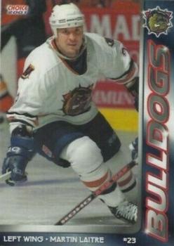 2000-01 Choice Hamilton Bulldogs (AHL) #16 Martin Laitre Front