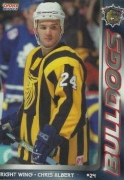 2000-01 Choice Hamilton Bulldogs (AHL) #17 Chris Albert Front