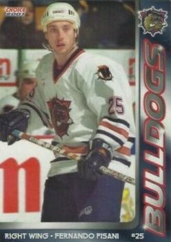 2000-01 Choice Hamilton Bulldogs (AHL) #18 Fernando Pisani Front