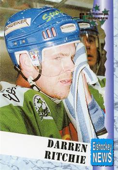 1999-00 Eishockey News 2.Bundesliga Germany #048 Darren Ritchie Front