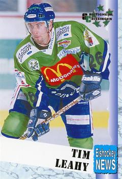 1999-00 Eishockey News 2.Bundesliga Germany #052 Tim Leahy Front