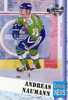 1999-00 Eishockey News 2.Bundesliga Germany #057 Andreas Naumann Front