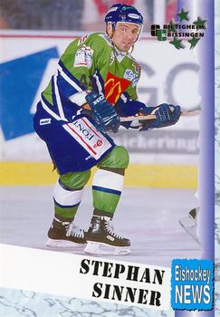 1999-00 Eishockey News 2.Bundesliga Germany #058 Stephan Sinner Front