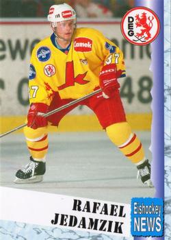 1999-00 Eishockey News 2.Bundesliga Germany #098 Rafael Jedamzik Front