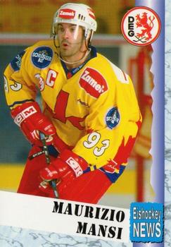 1999-00 Eishockey News 2.Bundesliga Germany #103 Maurizio Mansi Front