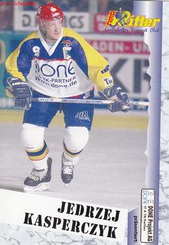1999-00 Eishockey News 2.Bundesliga Germany #252 Jedrzej Kasperczyk Front