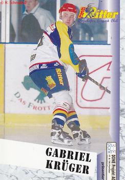 1999-00 Eishockey News 2.Bundesliga Germany #255 Gabriel Krüger Front