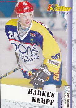 1999-00 Eishockey News 2.Bundesliga Germany #258 Markus Kempf Front