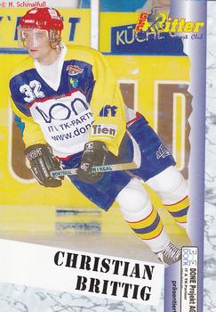 1999-00 Eishockey News 2.Bundesliga Germany #260 Christian Brittig Front