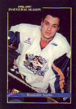 1996-97 Dlux Printing Pensacola Ice Pilots (ECHL) #6 Rostyslav Saglo Front