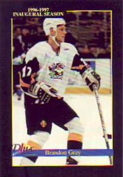 1996-97 Dlux Printing Pensacola Ice Pilots (ECHL) #10 Brandon Gray Front