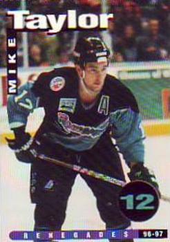 1996-97 Power Play Richmond Renegades (ECHL) #NNO Mike Taylor Front