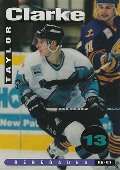1996-97 Power Play Richmond Renegades (ECHL) #NNO Taylor Clarke Front