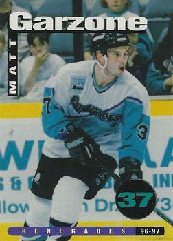 1996-97 Power Play Richmond Renegades (ECHL) #NNO Matt Garzone Front