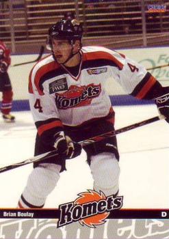 2008-09 Choice Fort Wayne Komets (IHL) #15 Brian Boulay Front