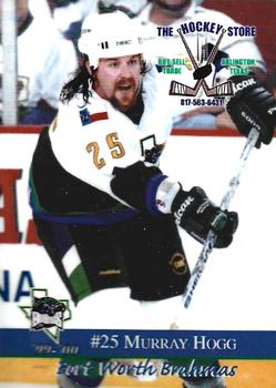 1999-00 Roox Fort Worth Brahmas (WPHL) #001310-14T Murray Hogg Front