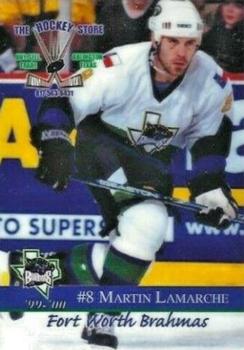1999-00 Roox Fort Worth Brahmas (WPHL) #001310-05T Martin Lamarche Front