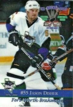 1999-00 Roox Fort Worth Brahmas (WPHL) #001310-17T Jason Disher Front