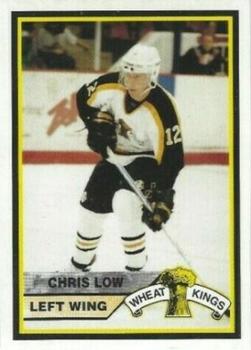 1994-95 Brandon Wheat Kings (WHL) Police #4 Chris Low Front