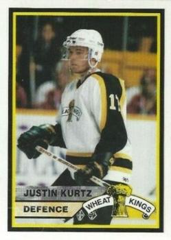1994-95 Brandon Wheat Kings (WHL) Police #7 Justin Kurtz Front