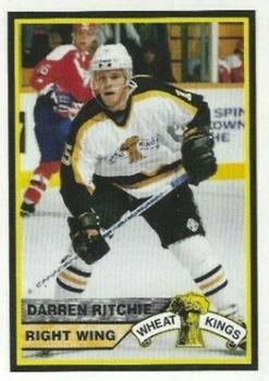 1994-95 Brandon Wheat Kings (WHL) Police #11 Darren Ritchie Front