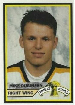 1994-95 Brandon Wheat Kings (WHL) Police #12 Mike Dubinsky Front