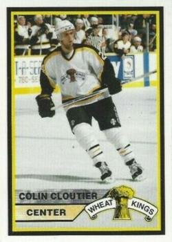 1994-95 Brandon Wheat Kings (WHL) Police #17 Colin Cloutier Front