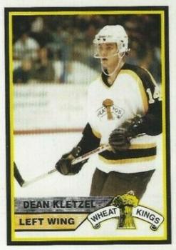 1994-95 Brandon Wheat Kings (WHL) Police #19 Dean Kletzel Front
