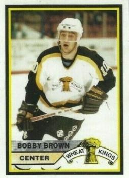 1994-95 Brandon Wheat Kings (WHL) Police #20 Bobby Brown Front