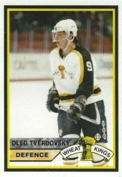 1994-95 Brandon Wheat Kings (WHL) Police #24 Oleg Tverdovsky Front