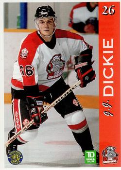 1996-97 TD Bank Sault Ste. Marie Greyhounds (OHL) #NNO John Dickie Front