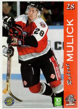 1996-97 TD Bank Sault Ste. Marie Greyhounds (OHL) #NNO Robert Mulick Front