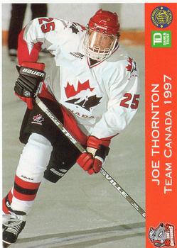 1996-97 TD Bank Sault Ste. Marie Greyhounds (OHL) #NNO Joe Thornton Front