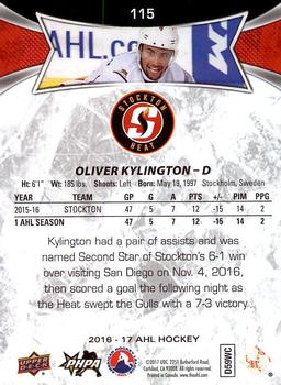 2016-17 Upper Deck AHL #115 Oliver Kylington Back