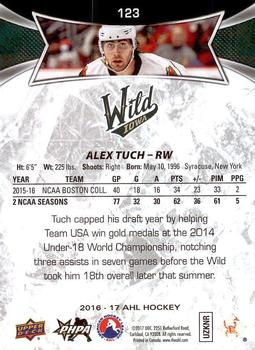 2016-17 Upper Deck AHL #123 Alex Tuch Back