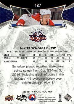 2016-17 Upper Deck AHL #127 Nikita Scherbak Back