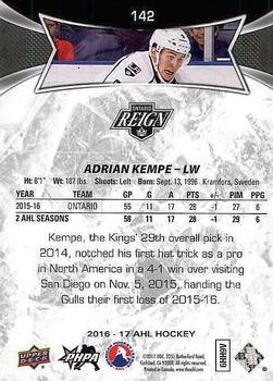 2016-17 Upper Deck AHL #142 Adrian Kempe Back