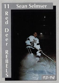 1993-94 Red Deer Rebels (WHL) #NNO Sean Selmser Front