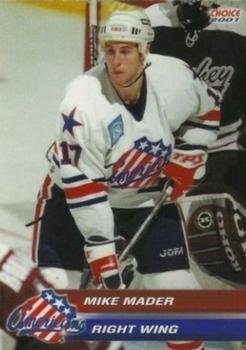 2000-01 Choice Rochester Americans (AHL) #14 Mike Mader Front