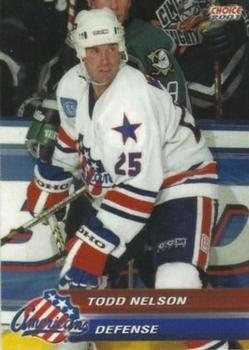 2000-01 Choice Rochester Americans (AHL) #18 Todd Nelson Front
