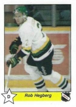 1994-95 Prince Albert Raiders (WHL) #1 Rob Hegberg Front