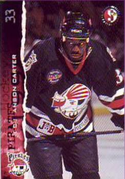 1996-97 SplitSecond Portland Pirates (AHL) #NNO Anson Carter Front