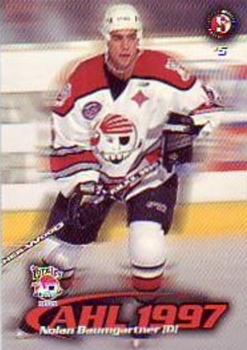 1997-98 SplitSecond Portland Pirates (AHL) #NNO Nolan Baumgartner Front
