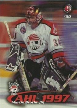1997-98 SplitSecond Portland Pirates (AHL) #NNO Martin Brochu Front