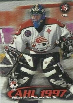 1997-98 SplitSecond Portland Pirates (AHL) #NNO Sebastien Charpentier Front