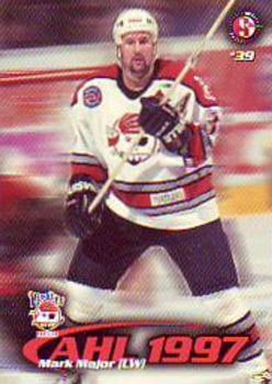 1997-98 SplitSecond Portland Pirates (AHL) #NNO Mark Major Front