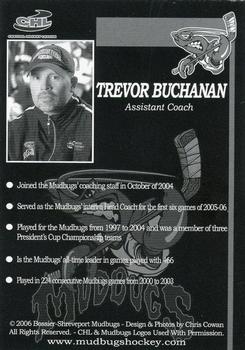 2005-06 Bossier-Shreveport Mudbugs (CHL) #22 Trevor Buchanan Back